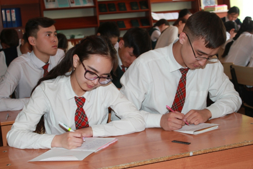 «Әдеби Шығыс» жобасы аясында өткізілген барлығын қамтитын диктант қорытындысы