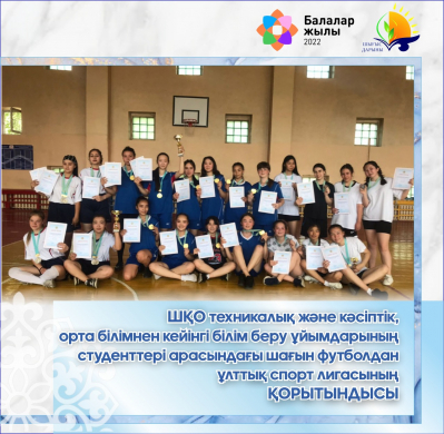 Итоги Национальной спортивной лиги среди студентов организаций технического и профессионального, после среднего образования ВКО по мини-футболу
