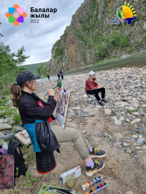 Итоги областного пленэра детского творчества «Счастливое детство», посвященного Году детей в Казахстане