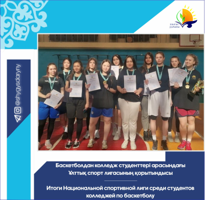 Итоги Национальной спортивной лиги среди студентов колледжей  по баскетболу