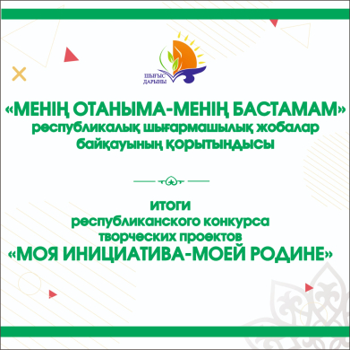 ИТОГИ республиканского конкурса творческих проектов  «Моя инициатива – моей Родине»