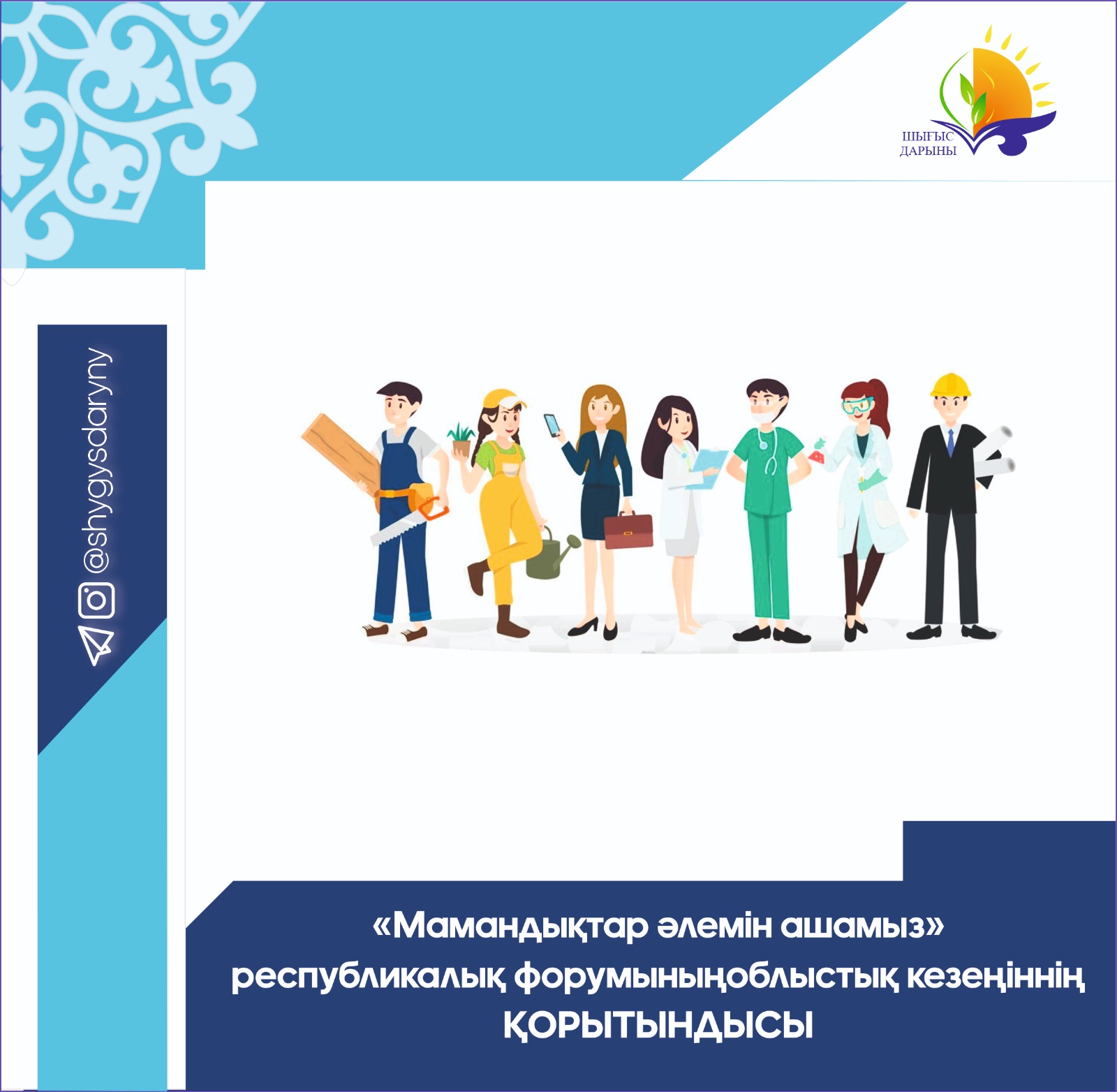 ИТОГИ областного этапа республиканского форума «Открываем мир профессий»